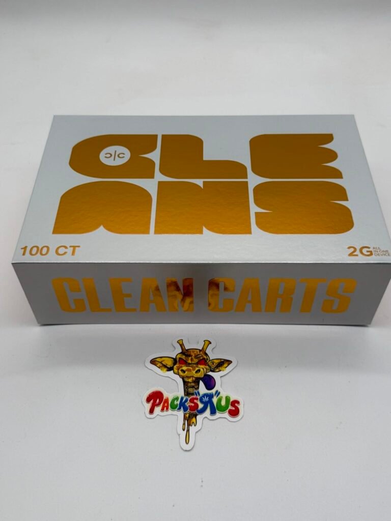 CLEANS Clean Carts 2G Disposable Summer Gold Edition – 100 Count Box